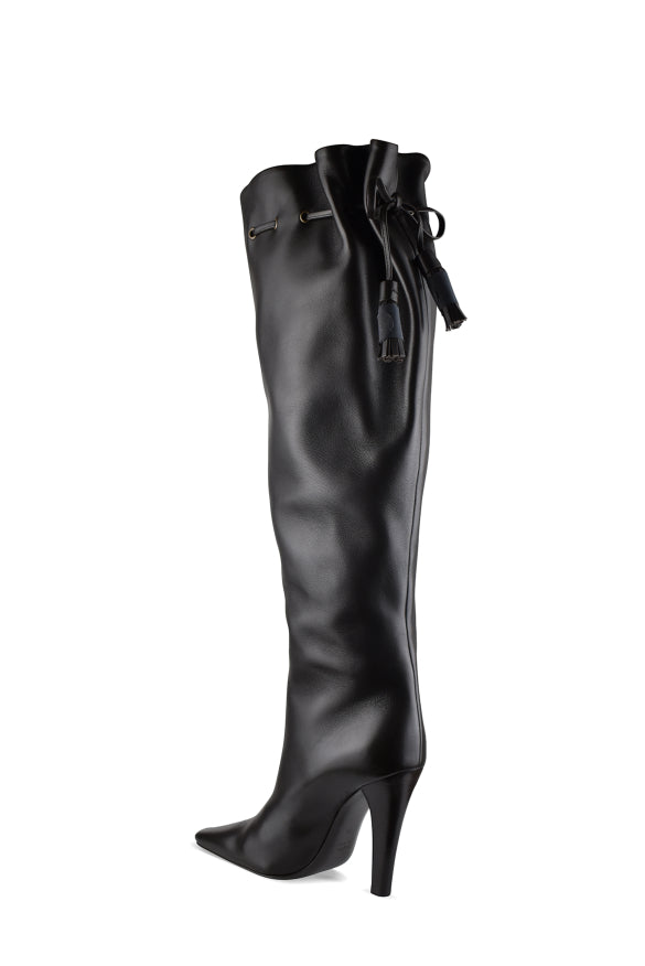 Saint Laurent Women Gathered Boots