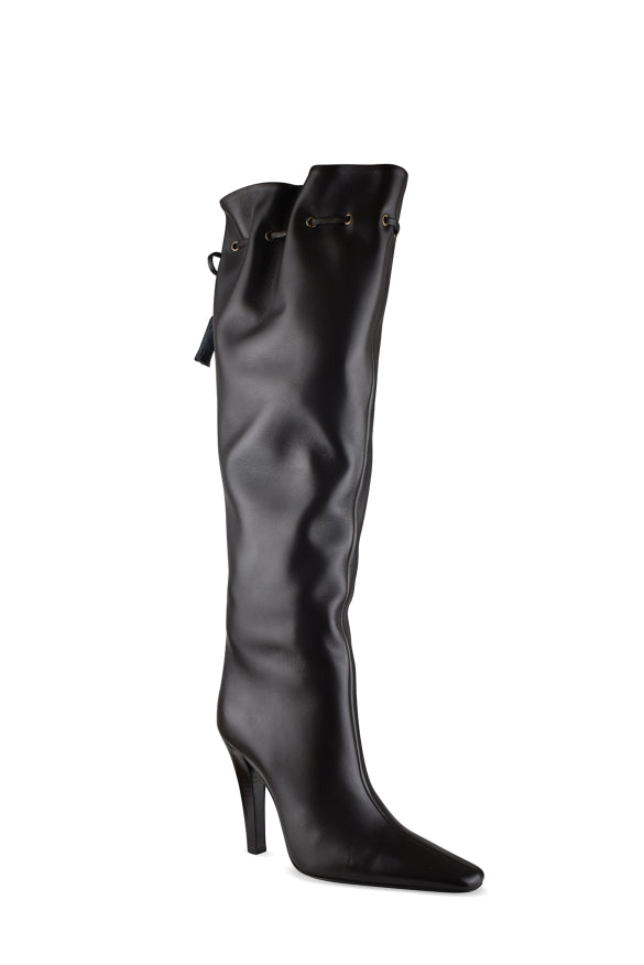 Saint Laurent Women Gathered Boots