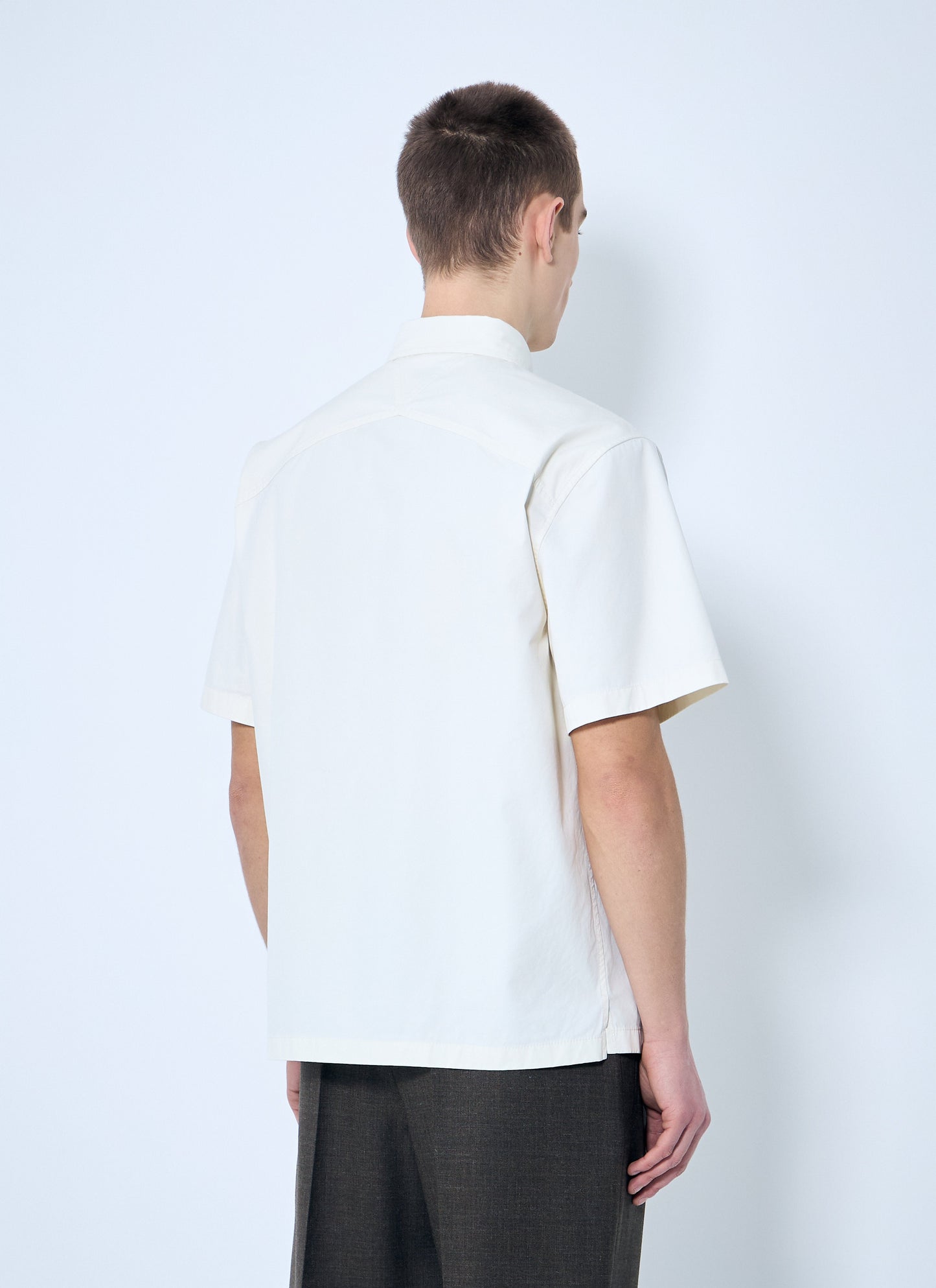 Bottega Veneta Men Light-Cotton Twill Shirt