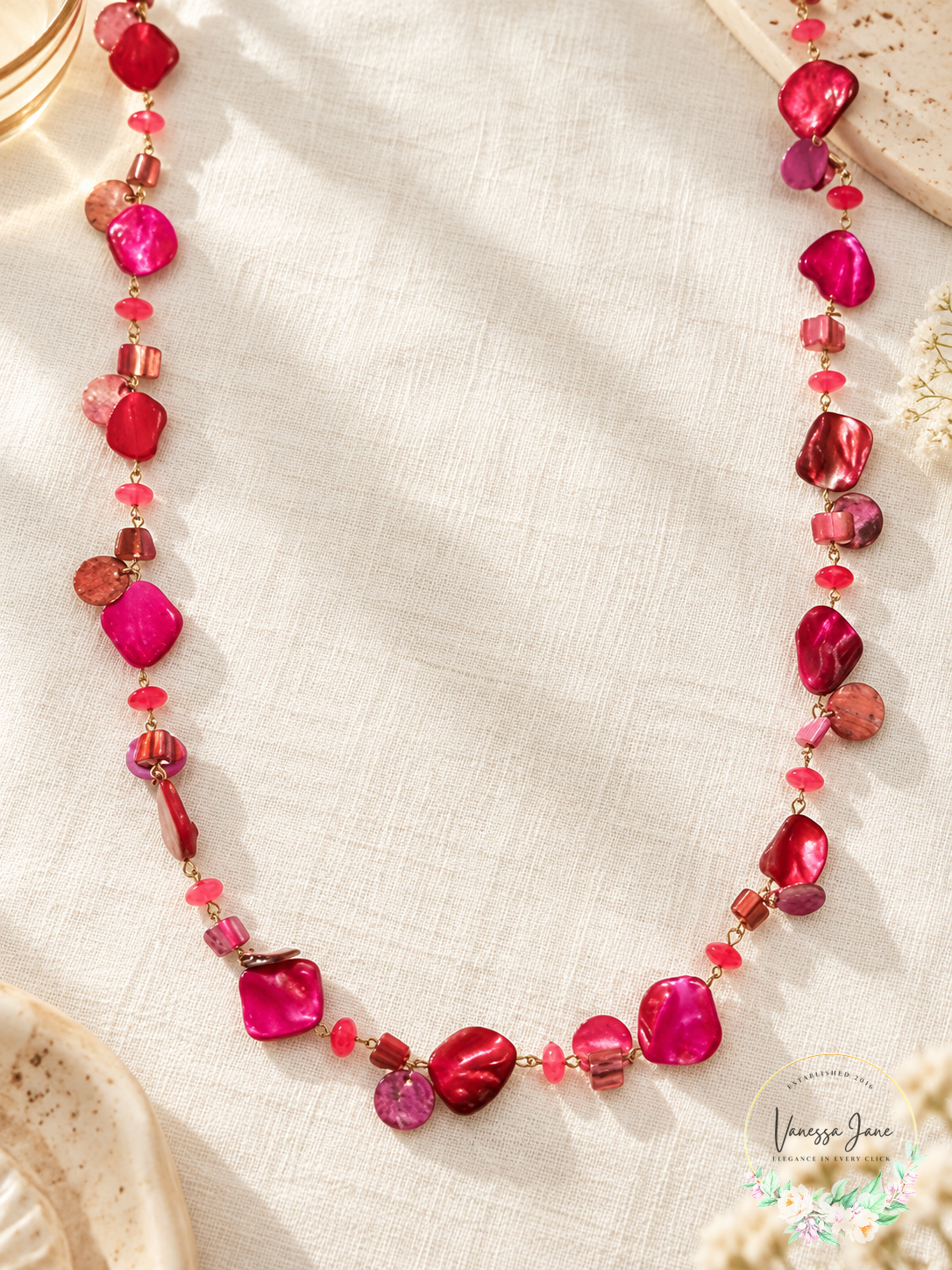 Style and Co Shell Rope Long Necklace