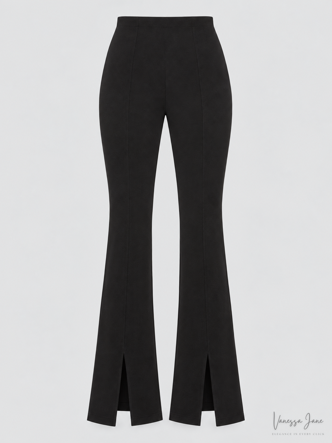 Free People Women’s Real Deal Slit Pants – Black – Size XS