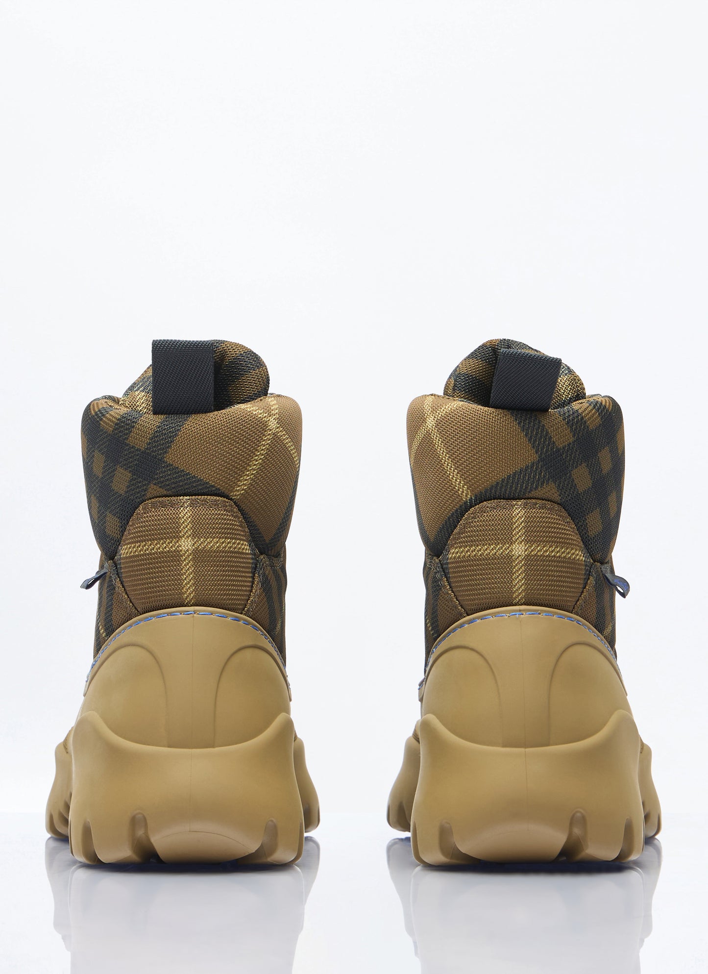 Burberry Men Check Scoot Trek Boots