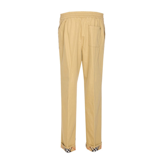 Burberry Men Burberry Check Turn Up Pants