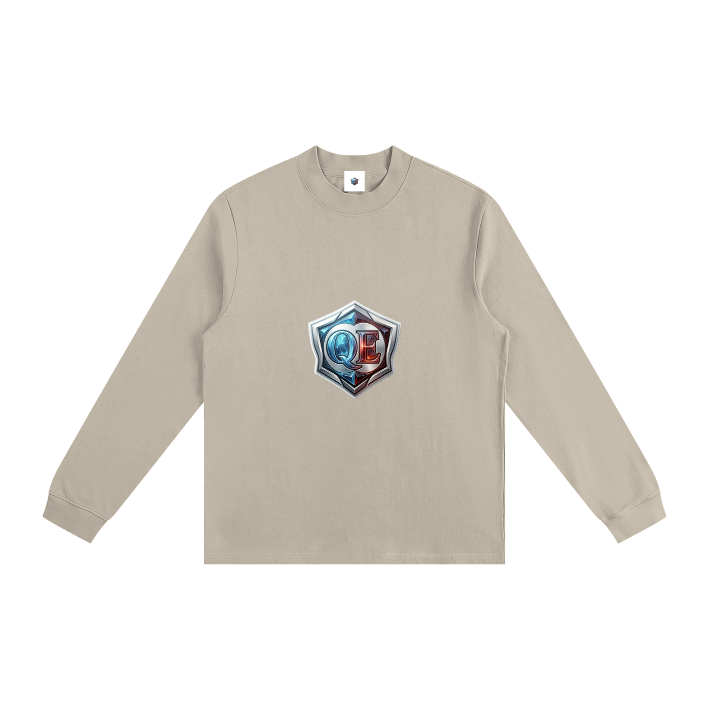 QE Shield Essential Non-Shrink Mock Neck Sweatshirt