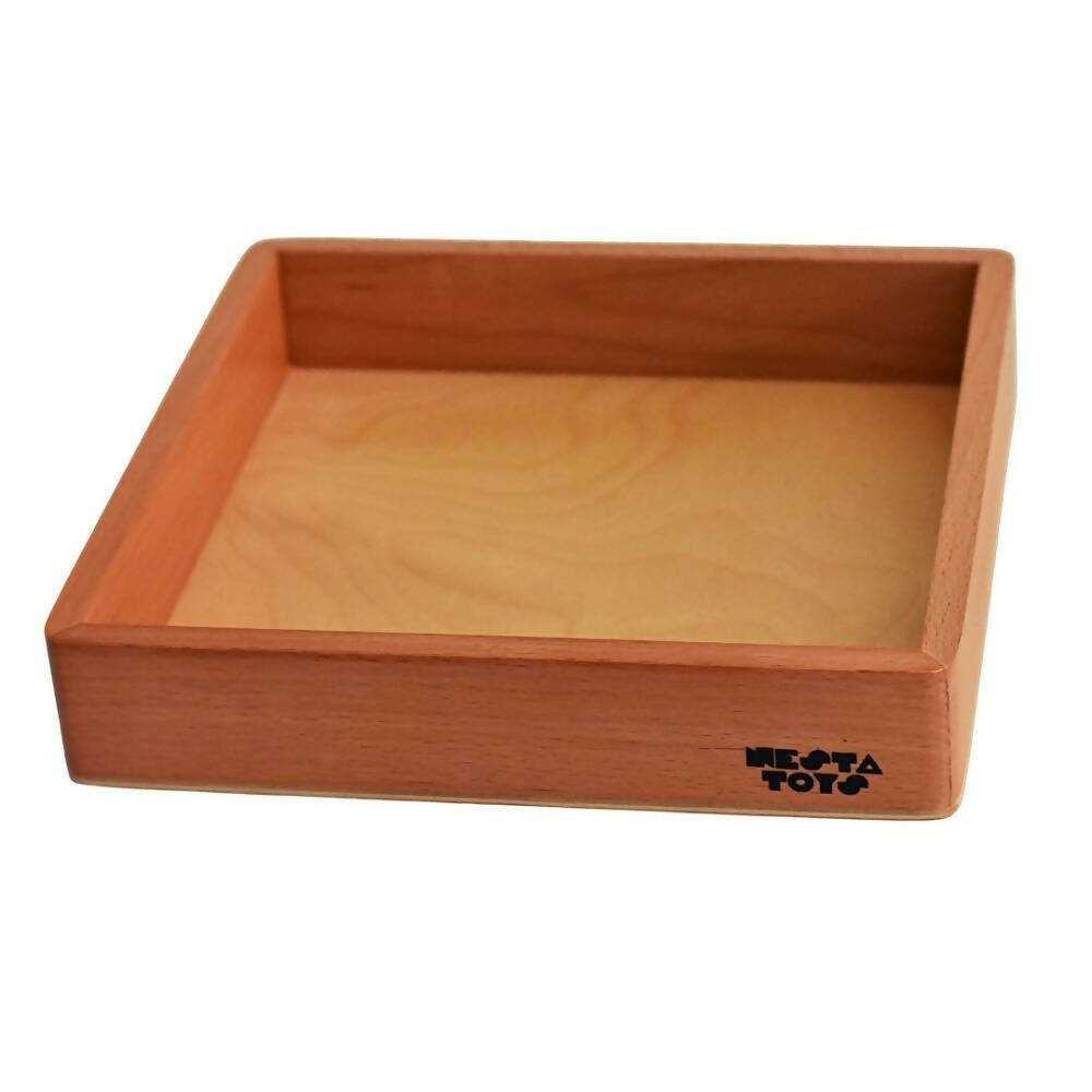 Nesta Toys Sensory Wooden Toy Set with Montessori Tray - Beech Wood