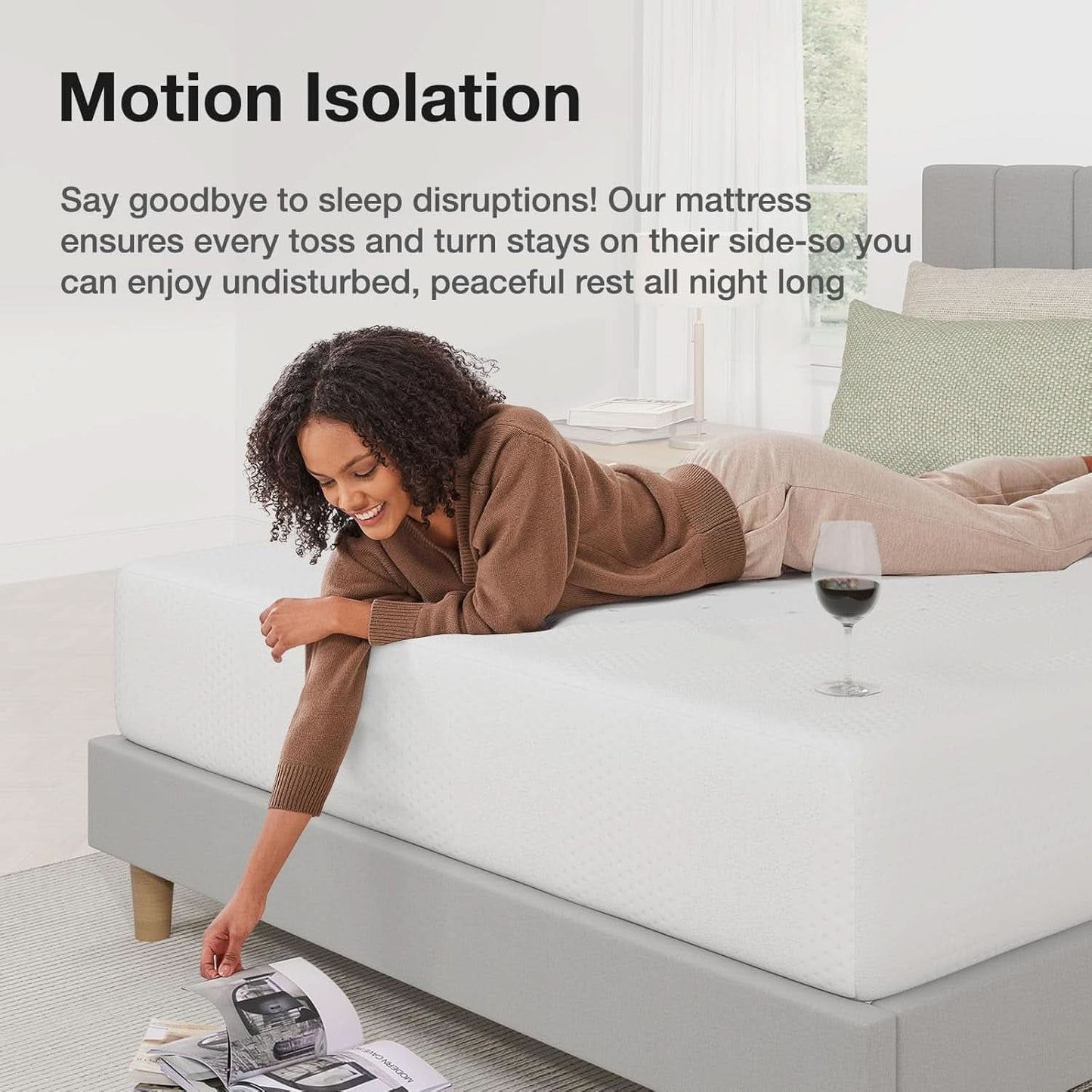 Queen Nano Gel Memory Foam Mattress Cooling Technology