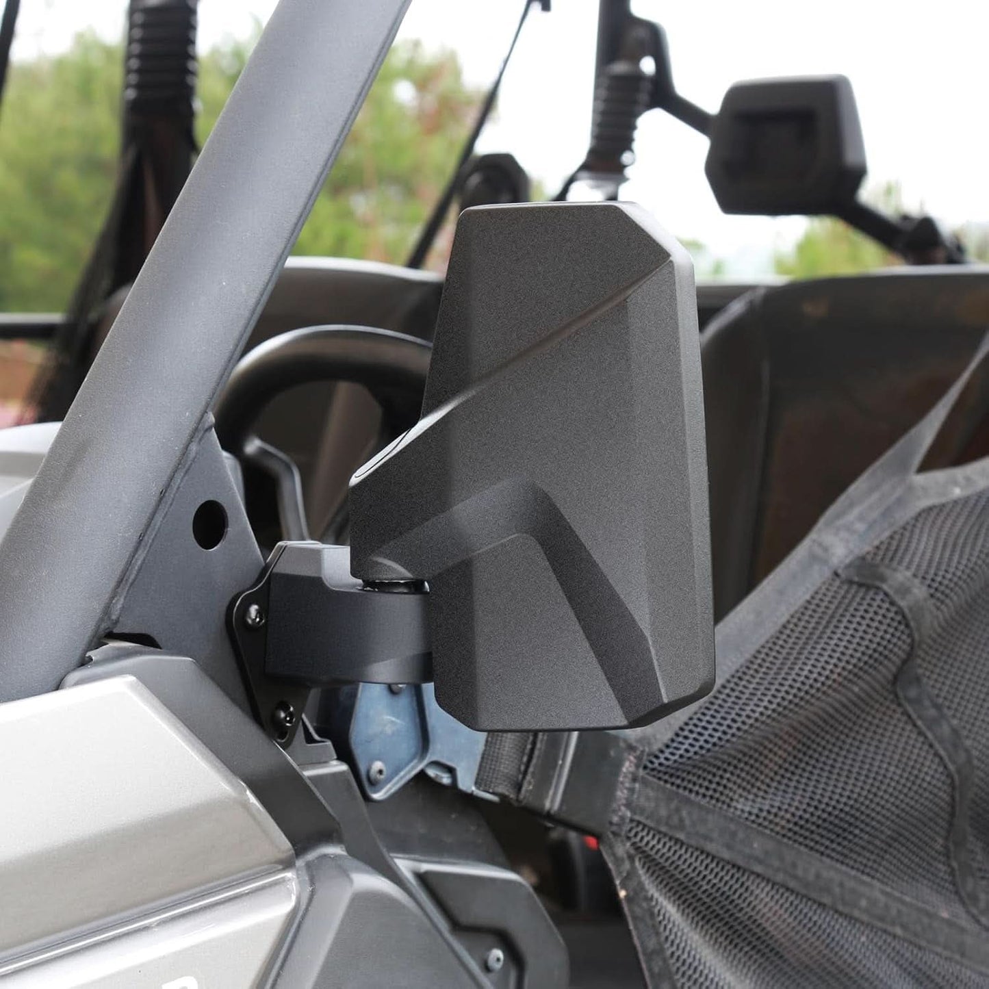 Defender Side Mirrors With Spring Back For Can Am Defender