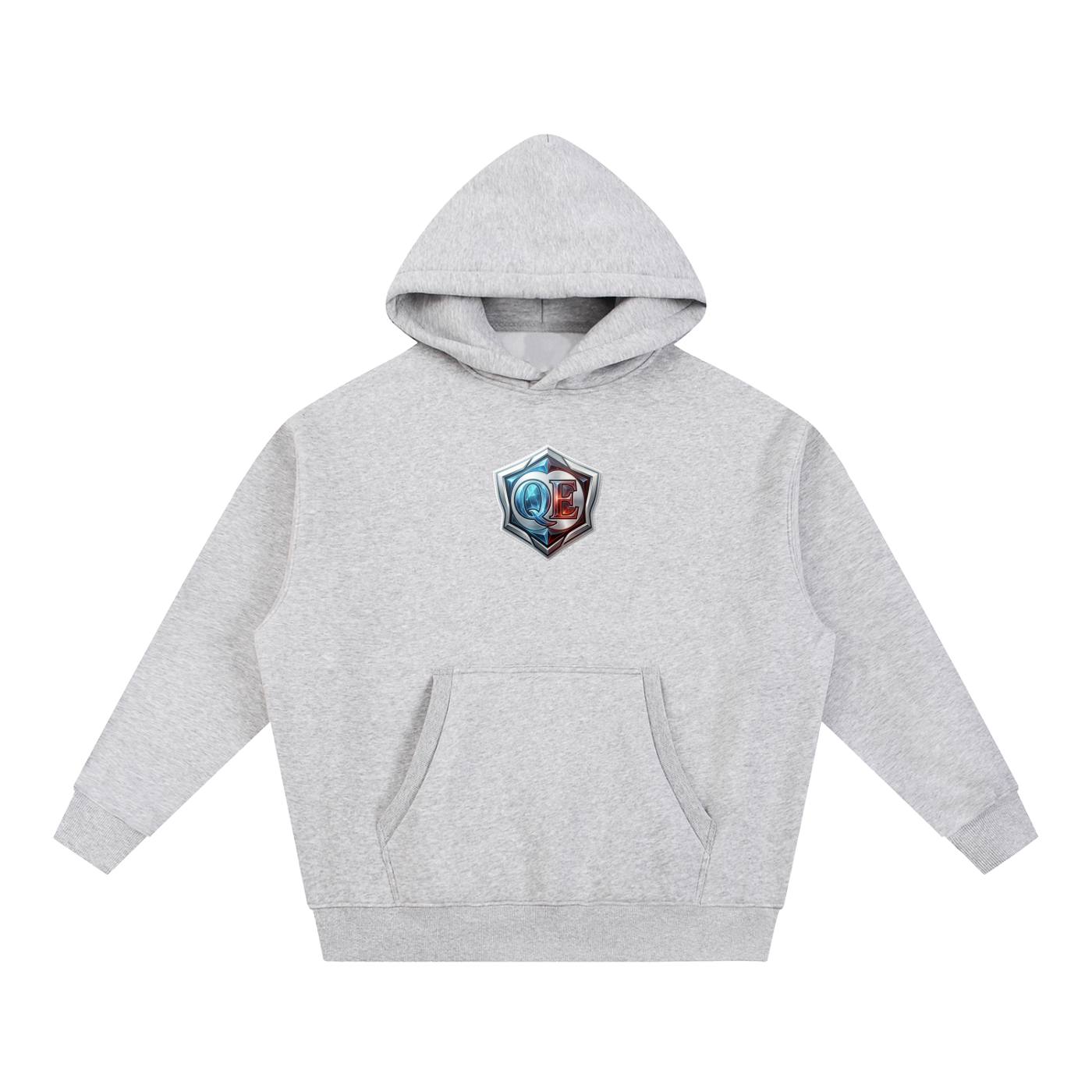 QE Shield Essential Oversized Boxy Fit Fleece Hoodie
