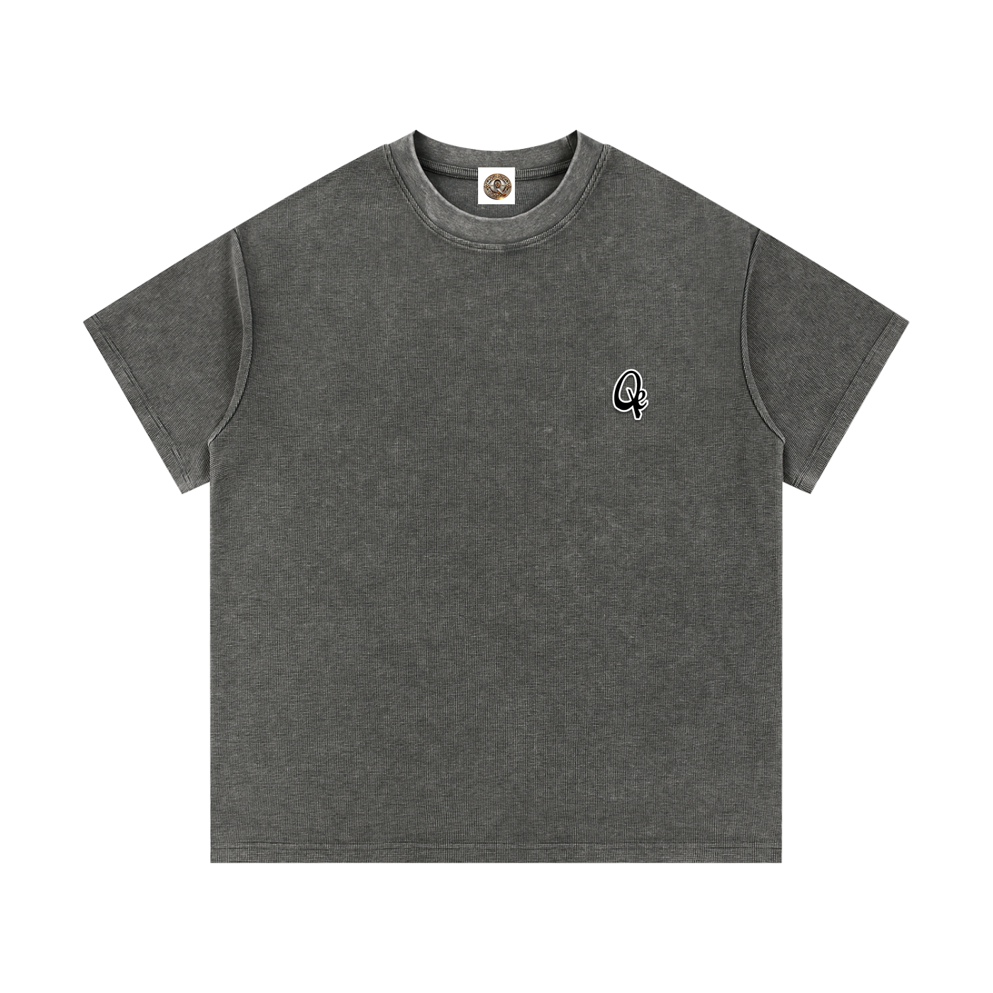 QE Mineral Wash Waffle Knit T-Shirt