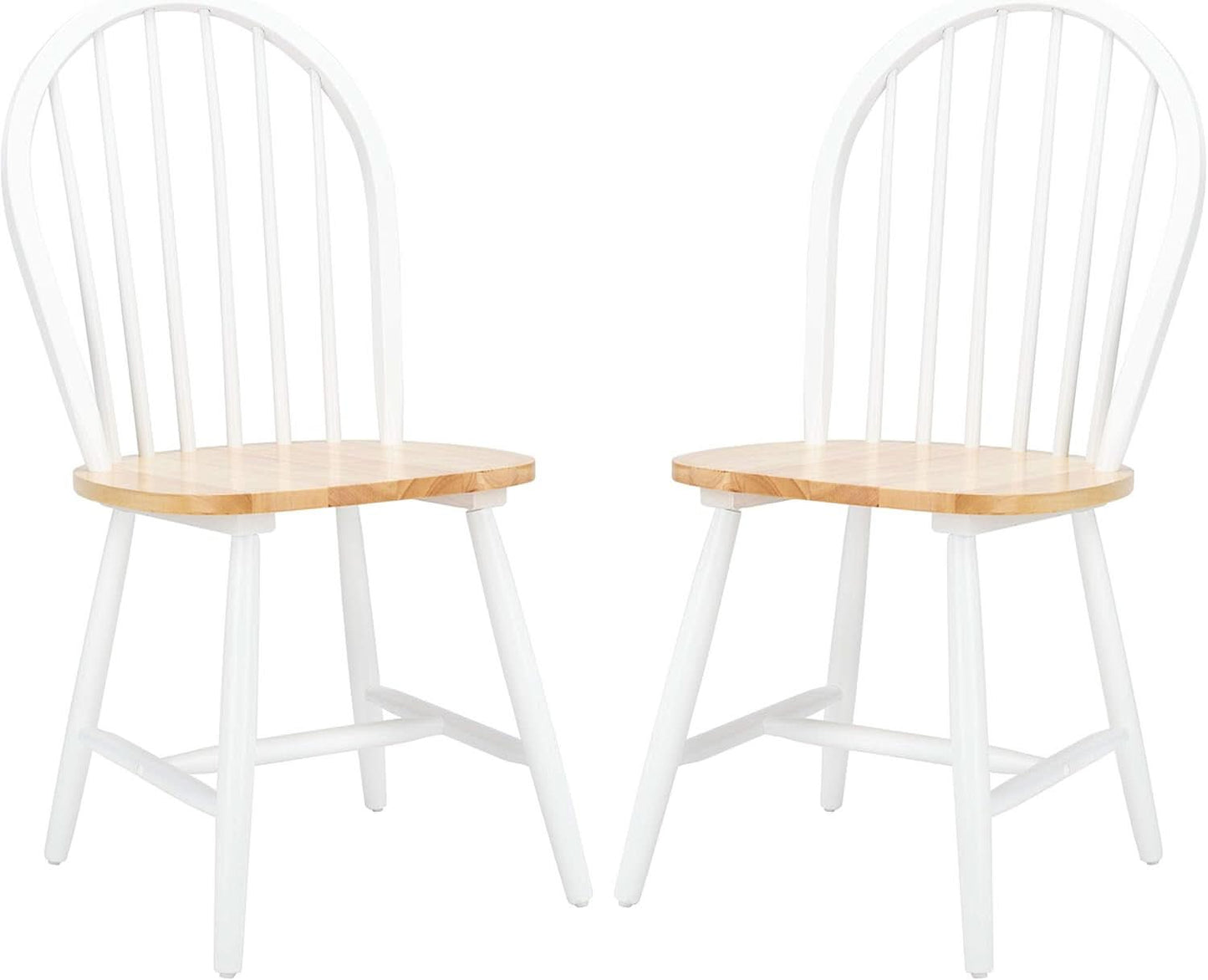 Farmhouse 18 Inch Black Spindle Back Dining Chairs Set Of 2