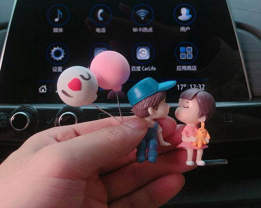 Car Decoration Cute Cartoon Couples Action Figure Figurines Balloon Ornament Auto Interior Dashboard Accessories for Girls Gifts Car Decoration Cute Cartoon Couples Action Figure Figurines Balloon Ornament Auto Interior Dashboard Accessories for Girls Gif