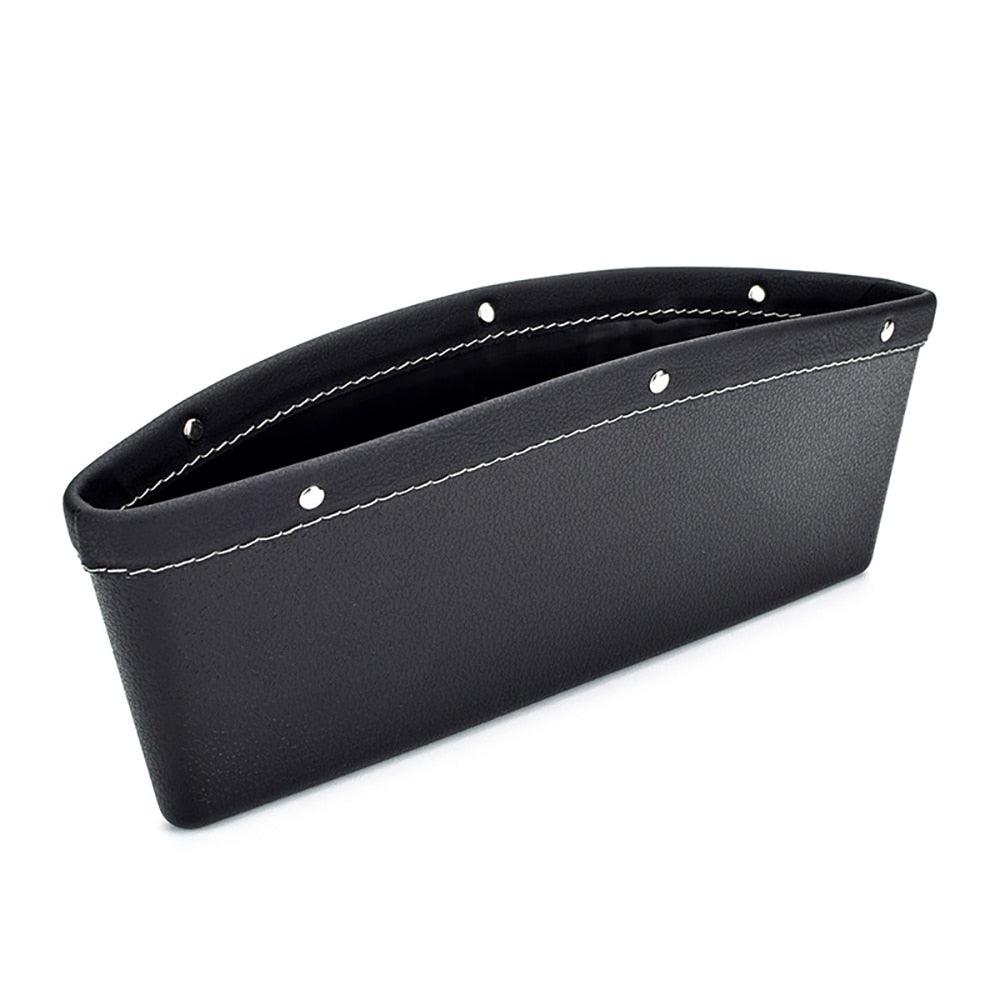 Car Organizer Storage Car Seat Slit Gap Pocket Multifunctional Driver Seat Catcher Cup Holder Car Accessories PU Leather Car Seat Gap Organizer Universal Fit Storage Pockets Adjust Set Car Seat Crevice Storage Box Helps Reduce Distracted Driving