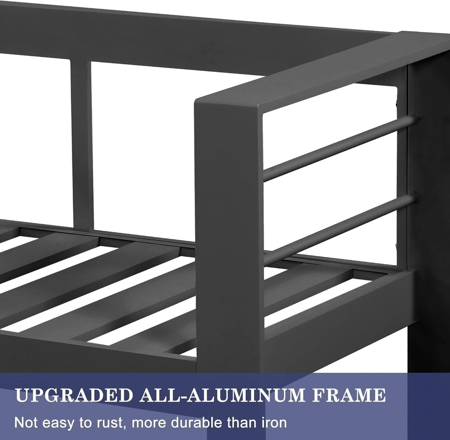 Aluminum Loveseat Sofa for All-Weather Outdoor Relaxation