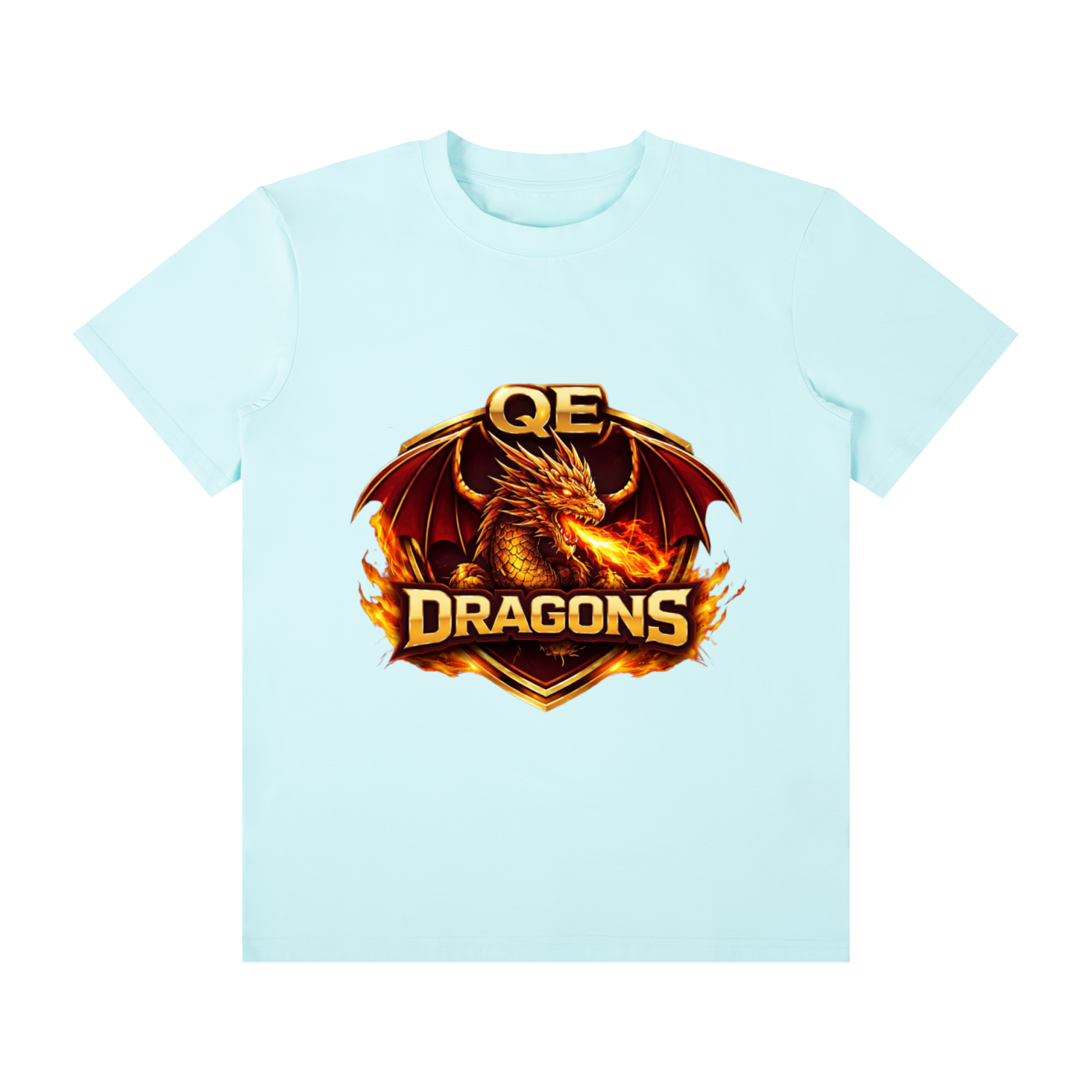 QE Dragons Unisex Classic Crew Neck Cotton T-Shirt