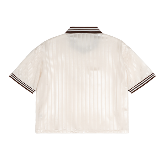 QE Contrast Stripes Polo Collar T-Shirt