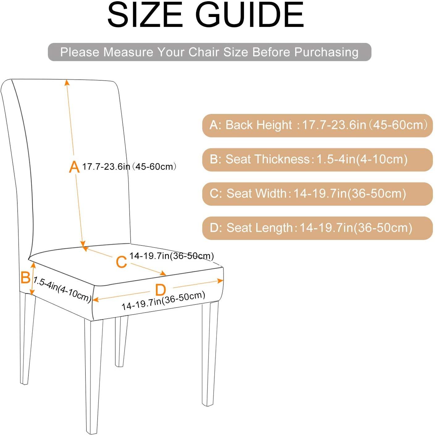 Chair Covers For Dining Room Stretch Spandex Removable Washable Anti-dust Seat Slipcover Multicolor  Chair covers  Chair Covers For Dining Room With Printed Patterns Easy Slip-on Stretchy Dining Room Chair Covers