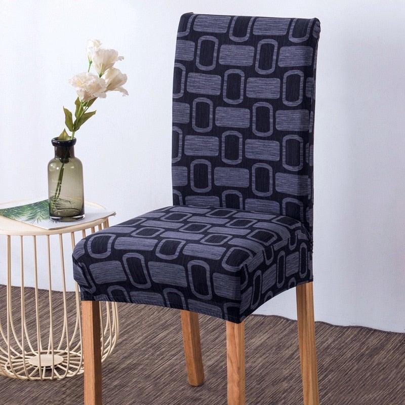 Chair Covers For Dining Room Stretch Spandex Removable Washable Anti-dust Seat Slipcover Multicolor  Chair covers  Chair Covers For Dining Room With Printed Patterns Easy Slip-on Stretchy Dining Room Chair Covers