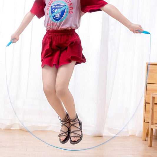 Colorful Plastic Skipping Rope Jump Rope Adult Kids Skip Toys Outdoor Counting Fitness Jump Sport Rope Colorful Jump Rope Adjustable Plastic Jump Rope Skipping Rope Outdoor Jump Ropes Great Party Favor