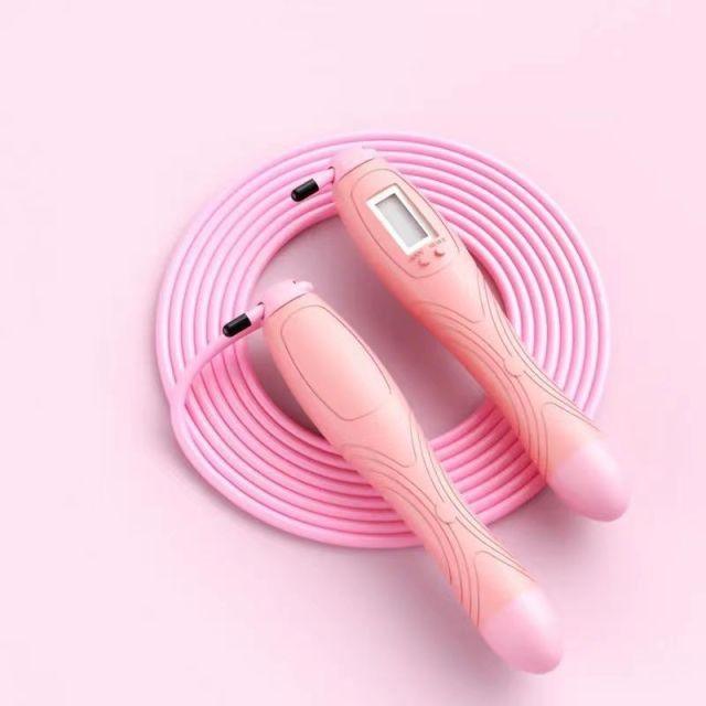 Cordless Electronic Skipping Rope Gym Fitness Cordless Skipping Smart Jump Rope With LCD Screen Counting Speed Skipping Rope With Calorie Counter Adjustable Digital Weighted Jumping Rope For Fitness Exercise Cordless Jump Rope Suitable For Women