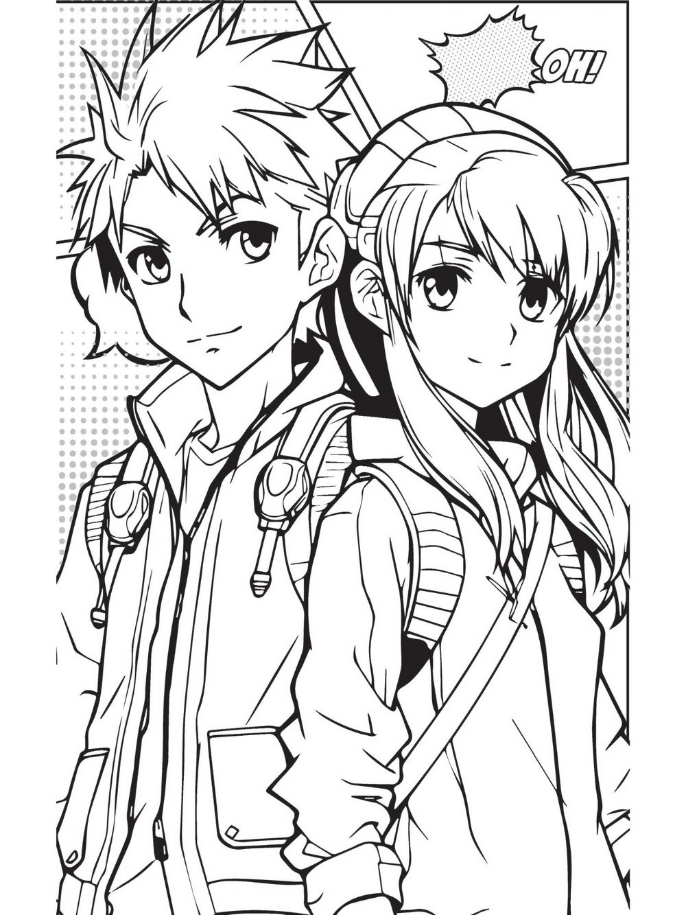 Dreamland Publications Colour Your Own Manga Book 4 With Free Manga Colouring Poster For Kids