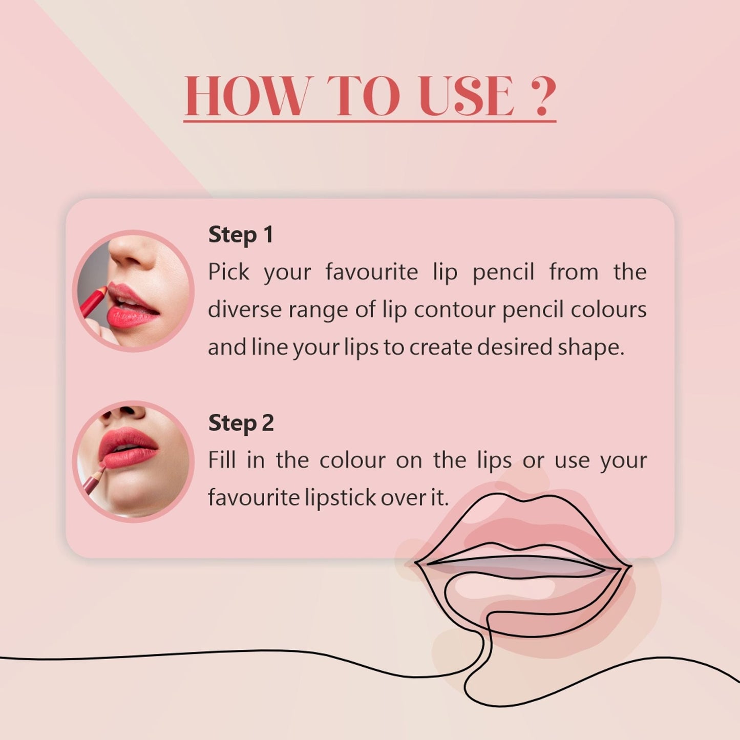 Matt Look Colorite Lip Contour Professional Matte Lip Color Pencil - Sassy Magenta 05