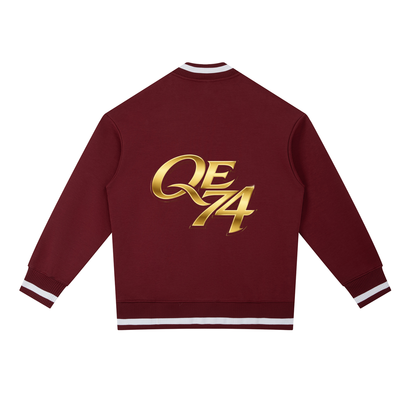 QE 74 Contrast Piping Zip Bomber Jacket