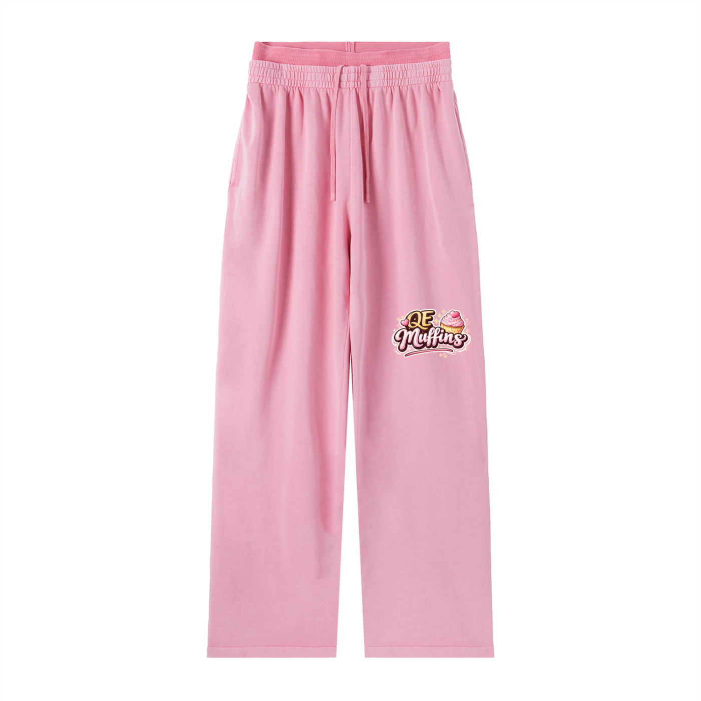 QE Muffins Vintage Washed Waist Pants