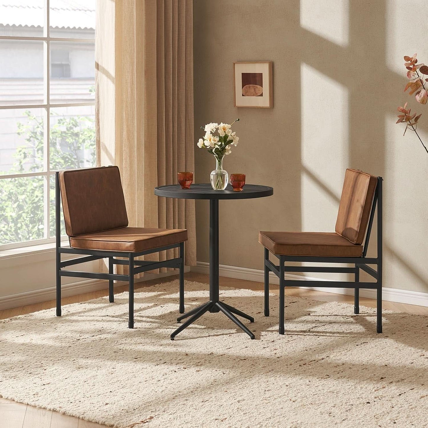 Black Dining Chairs With Removable Cushion Covers French
