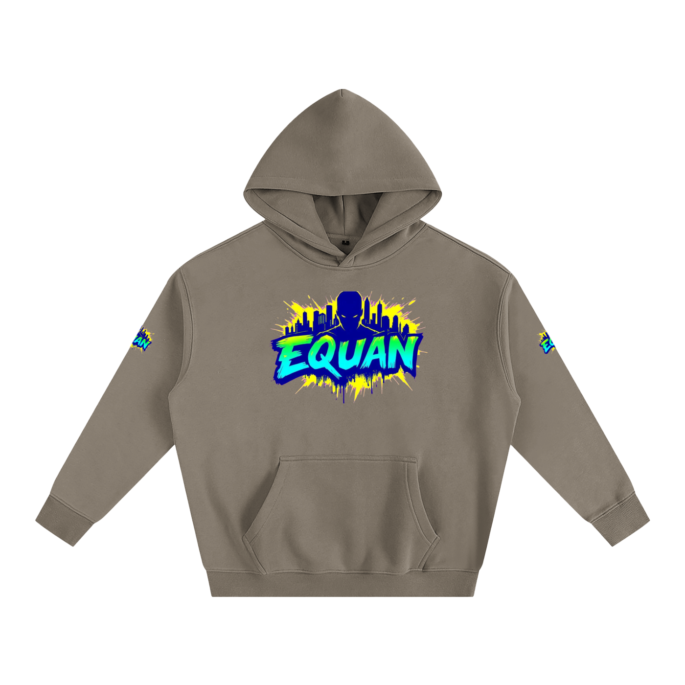 QE Oversize Fleeced Hoodie