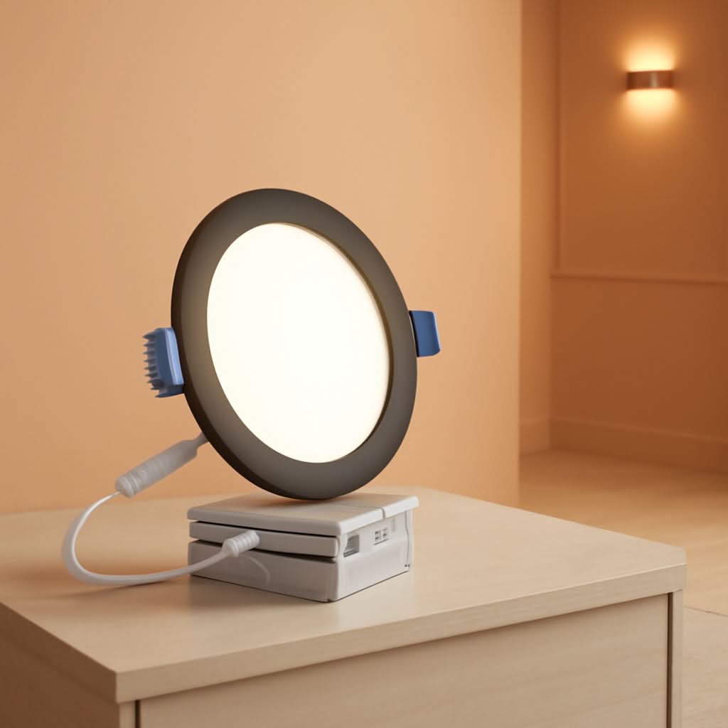 24 Pack 5CCT LED Recessed Downlights Canless Wafer Dimmable ETL Certified 2700K To 5000K