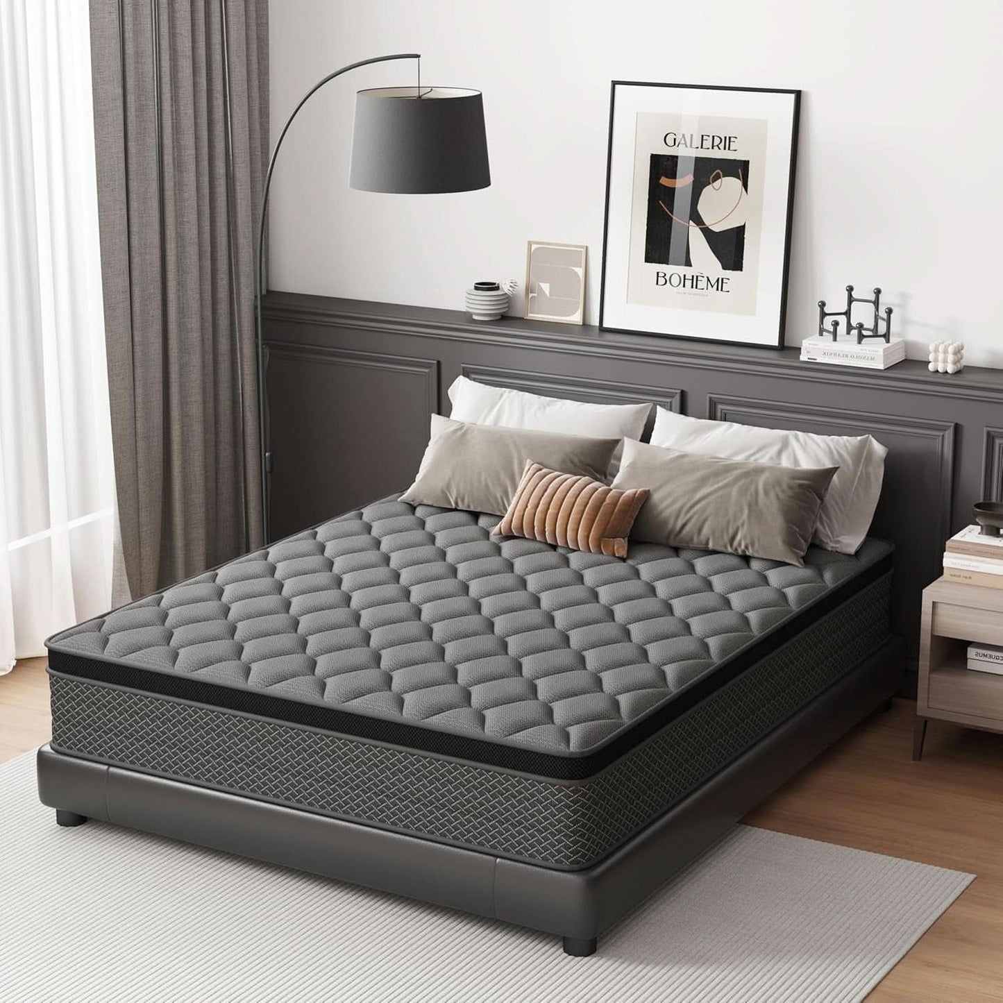 Twin 12 Inch Hybrid Mattress Pocket Springs Memory Foam