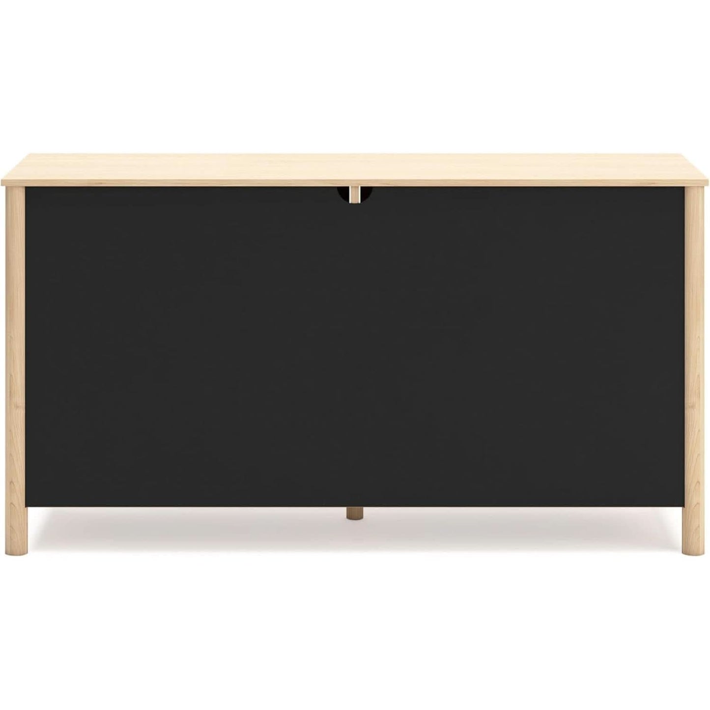 Light Brown Six Drawer Dresser For Bedroom Storage