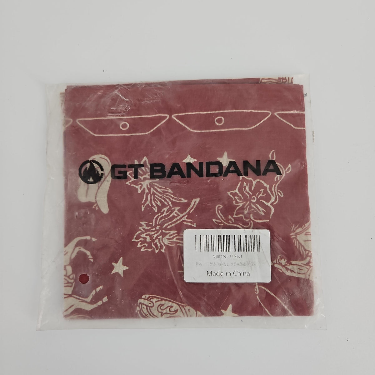 GT Bandana Cowgirl and Flower Print Bandana