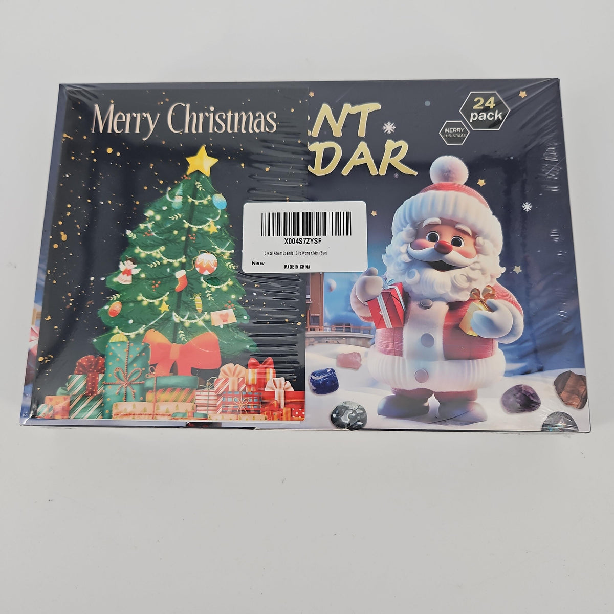 Gemstone Christmas Advent Calendar, 24 Pack