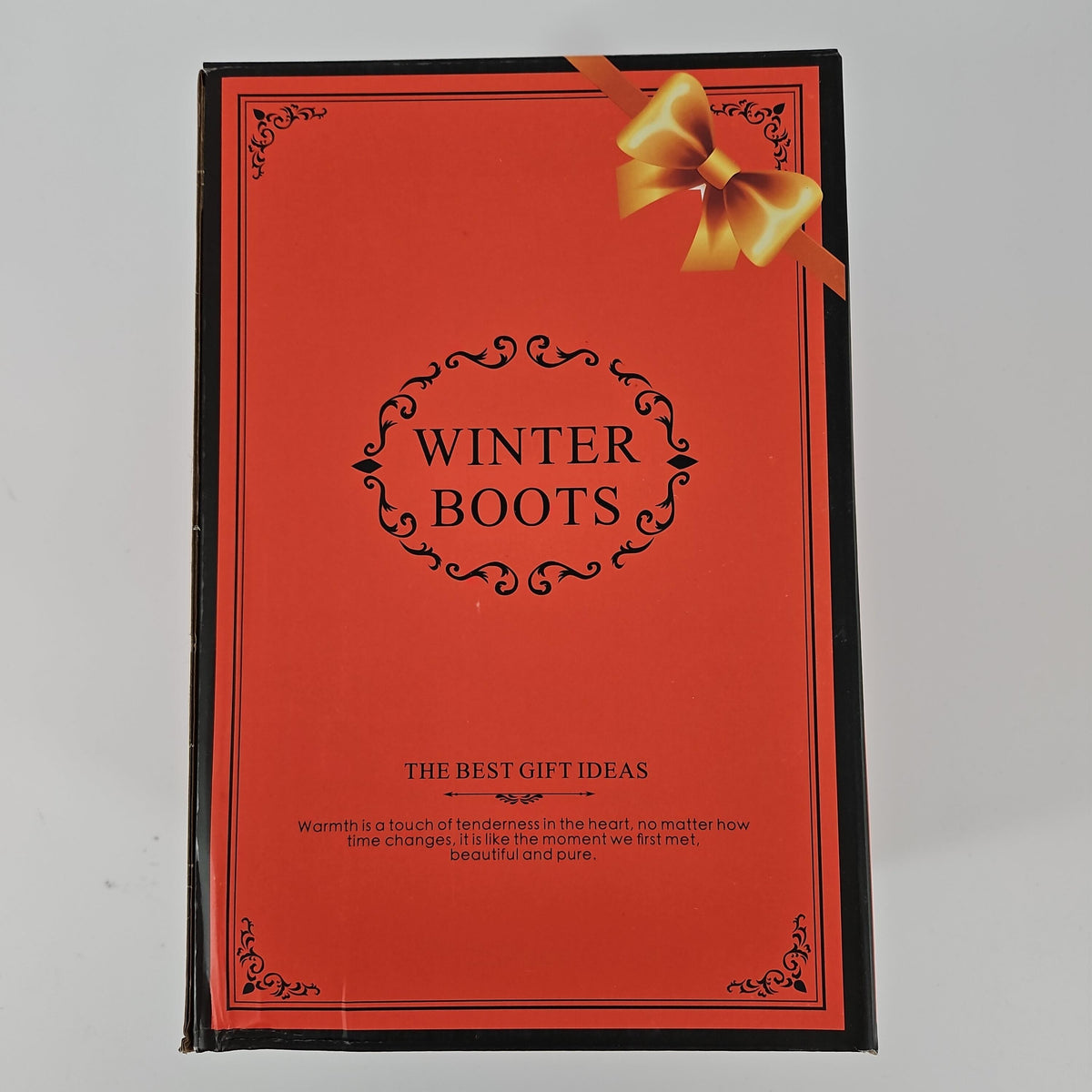 YXCFEWD Women's Faux Mongolian Fur Winter Boots, Size 12