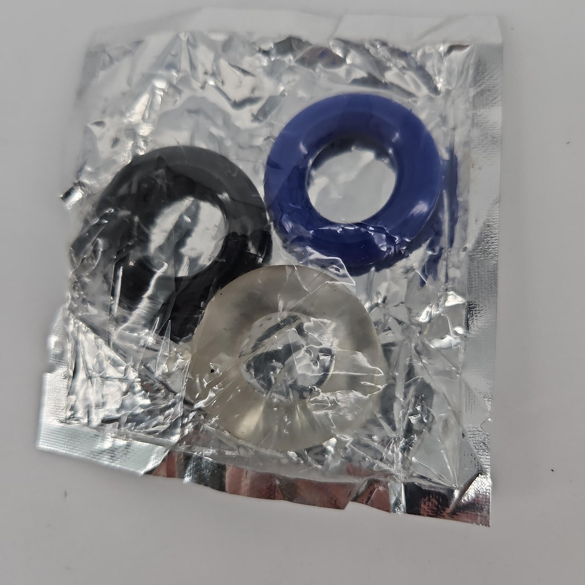 [Like New] 3-Color Silicone Rings, Soft and Waterproof