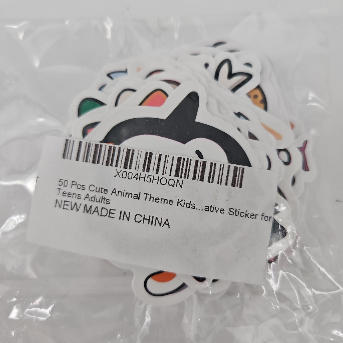 Cute Animal Theme Stickers, 50 Pieces