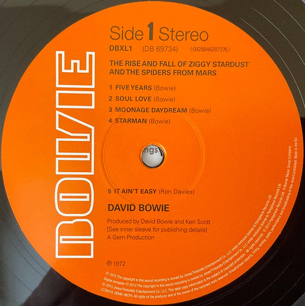 The Rise And Fall Of Ziggy Stardust And The Spiders From Mars | Mint (M) Mint (M)