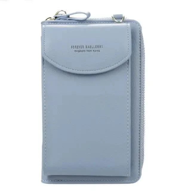 Dazzling Women Wallet Bags Big Card Holder Clutch Messenger Long Shoulder Straps - Trendy Designer Female Clutch Cross Body Bag
