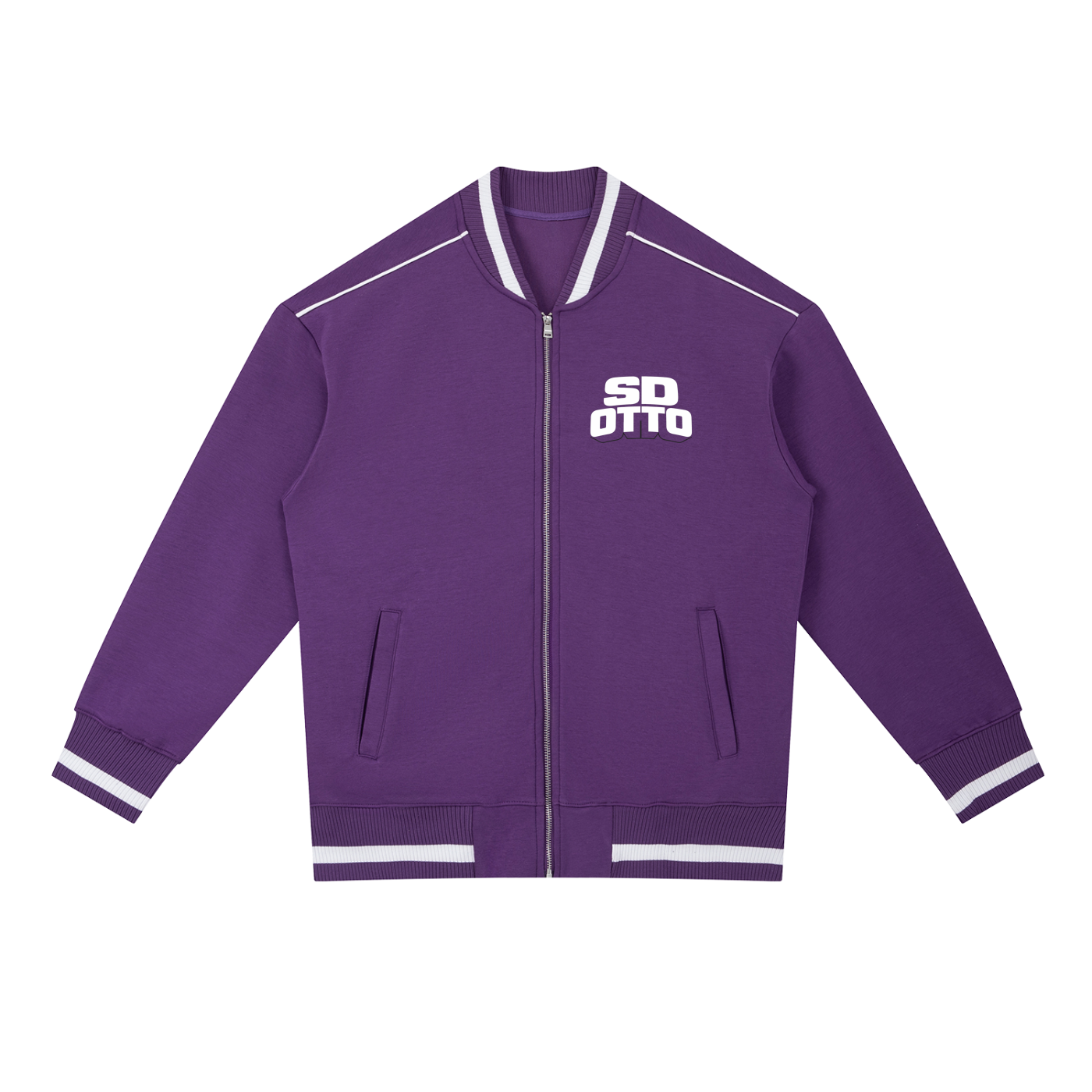 SD Otto Piping Zip Bomber Jacket