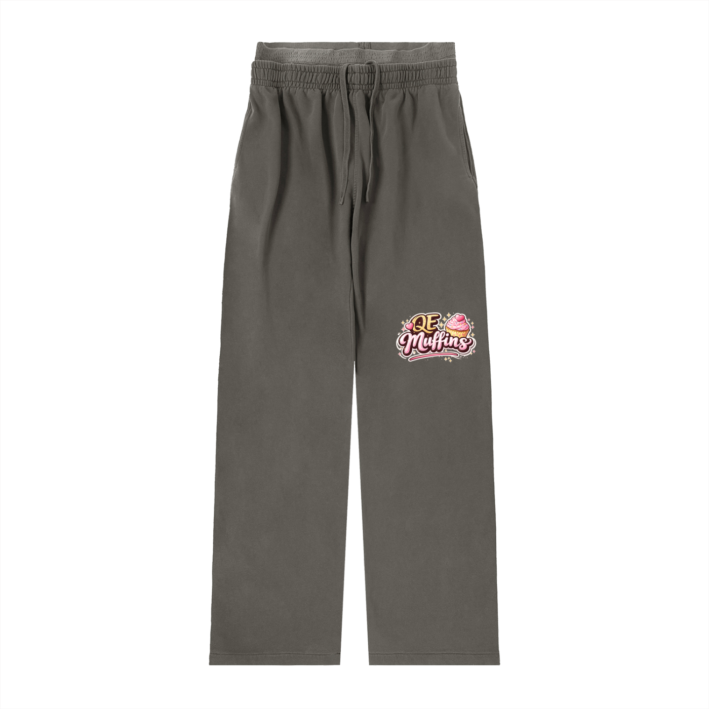 QE Muffins Vintage Washed Waist Pants