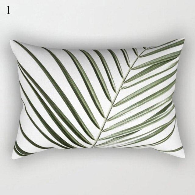 Decorative Throw Pillows Tropical Plants Pillow Cover Polyester Pillow Covers With Flowers And Plants Tropical Style Linen Throw Pillow Covers Decoration Pillowcase Cushions Home Decor
