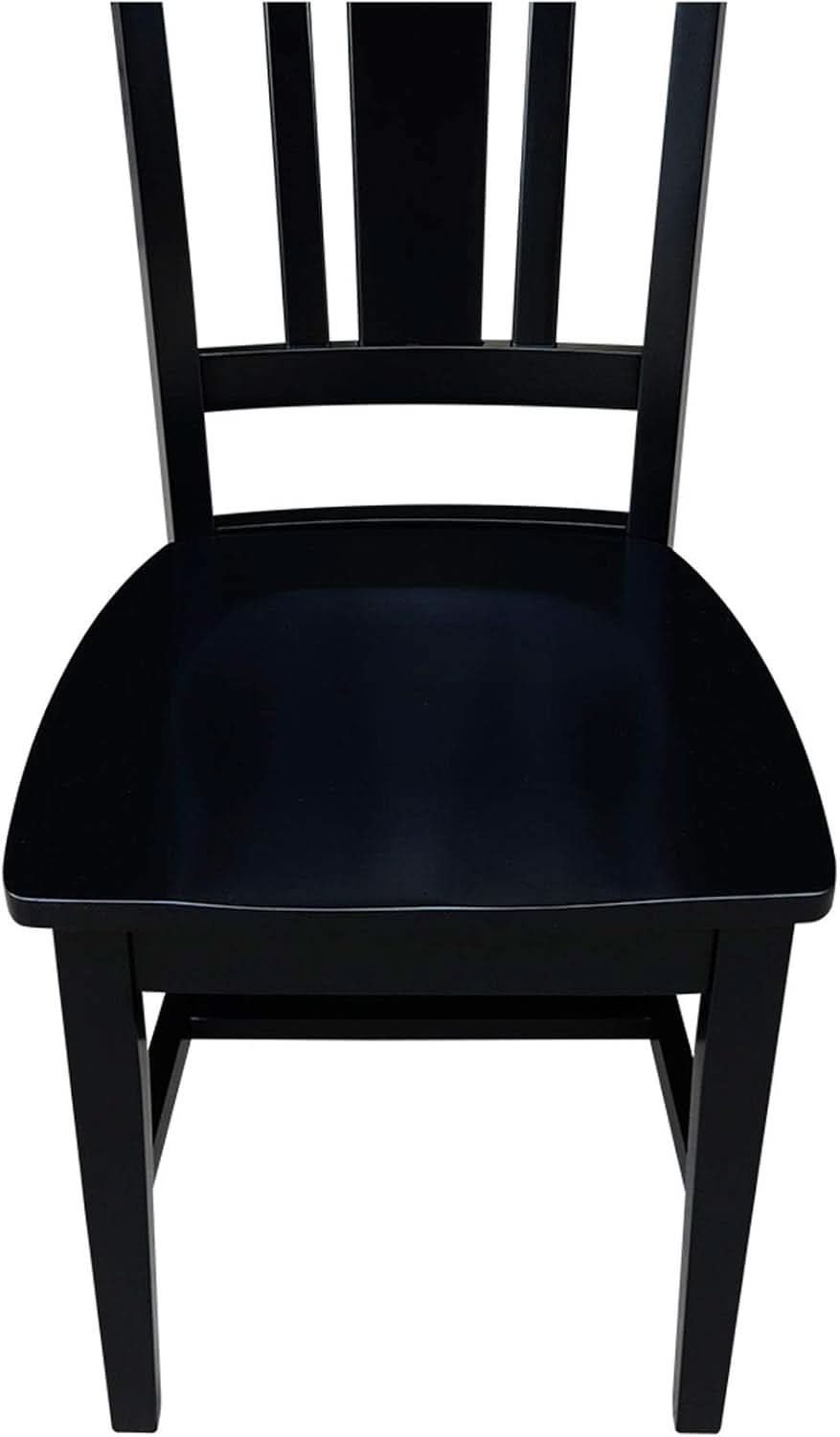 San Remo Splatback Dining Chairs Set Of Two, Black