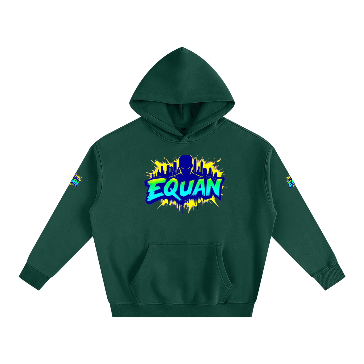 QE Oversize Fleeced Hoodie