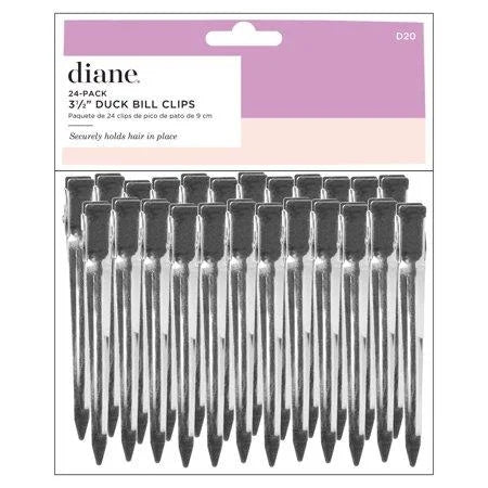 Diane 3.5-Inch Aluminum Duck Bill Clips 24-pack