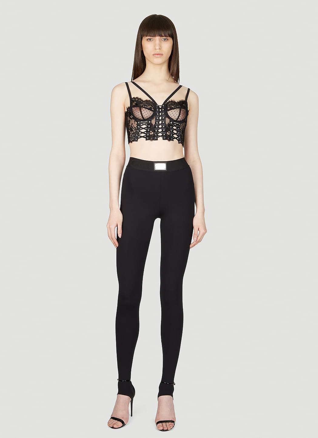 Dolce & Gabbana Women Floral Lace Bralette Top