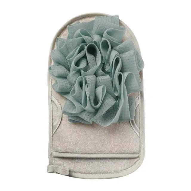 Double Sided 1PC Portable Scrub Bath Sponge For Shower Scrubber Body Cleaning Brush Elegant Gloves Shower Massage Towel Ball Bath Accessories