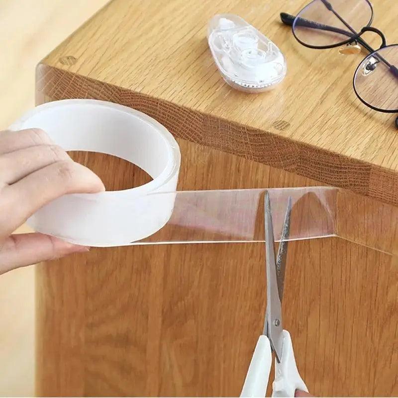Double Sided Magic Transparent Reusable Waterproof Easy Use Tape Home Accessories Useful Multipurpose Tapes