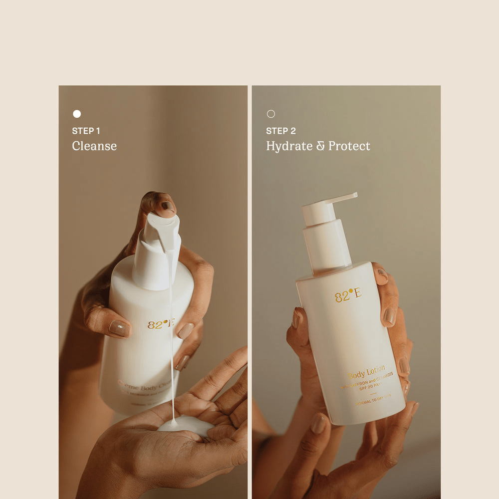 82°E By Deepika Padukone Creme Body Cleanser with Moringa, Normal to Dry Skin