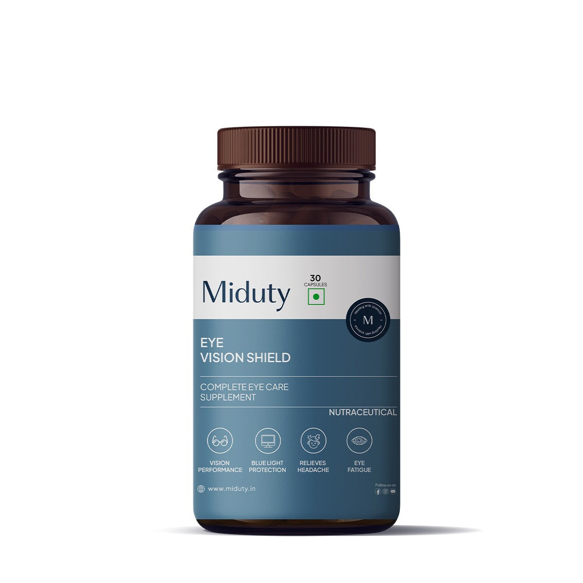Miduty by Palak Notes Eye Vision Shield Complete Eye Care Capsules
